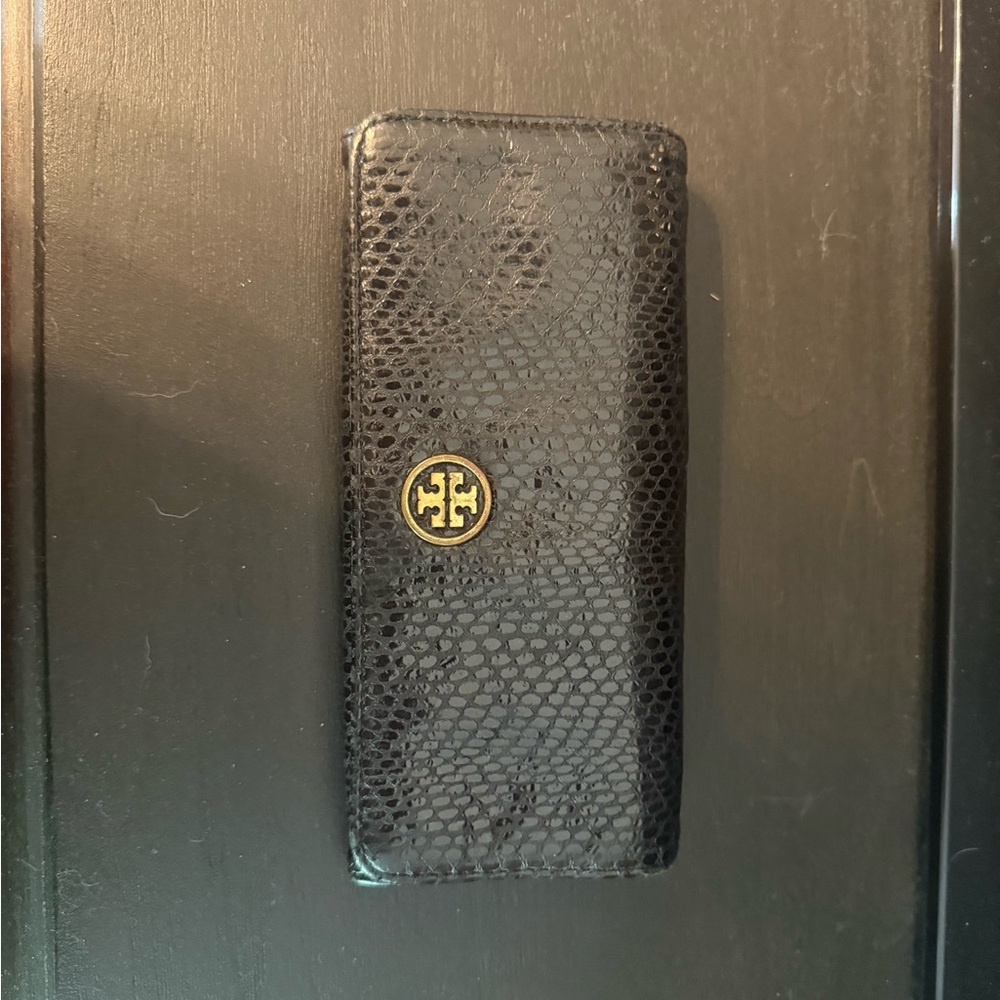 Tory Burch Black Leather Wallet